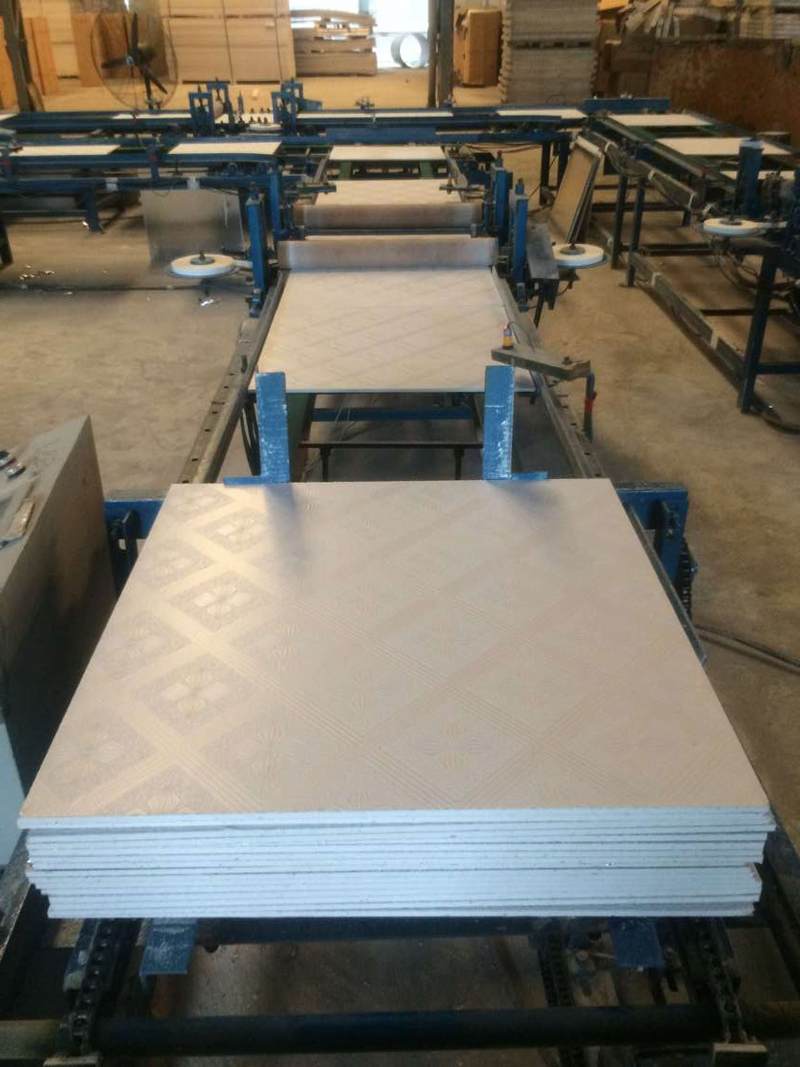 Trusus Brand 8mm PVC Laminated Gypsum Ceiling Tiles Made in China