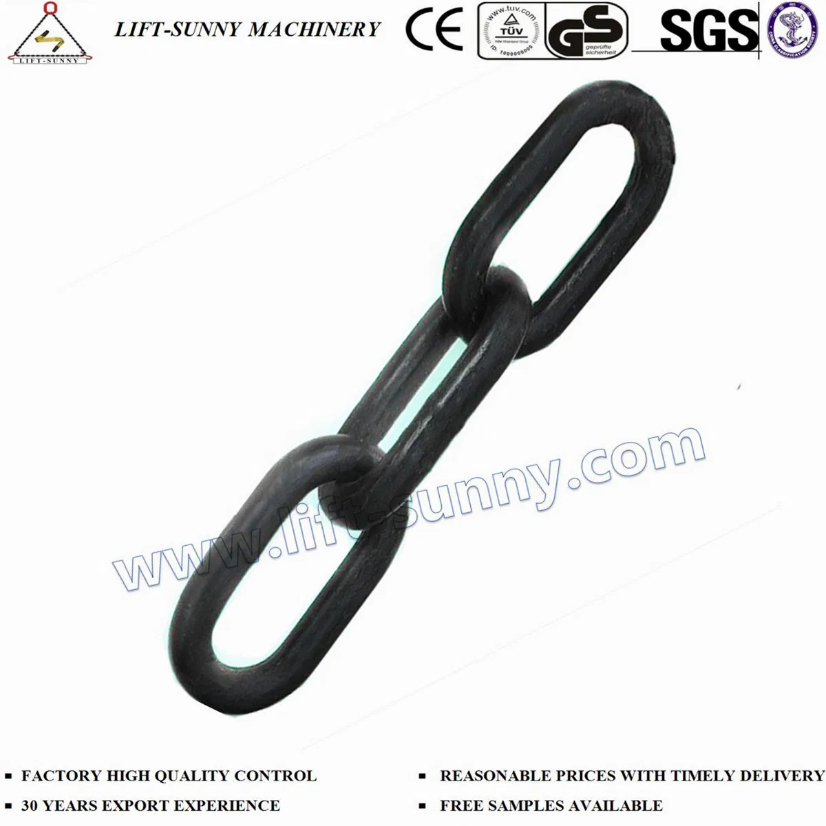 Grade 80 Dock Fender Chain Lashing Chain Long Link Chain