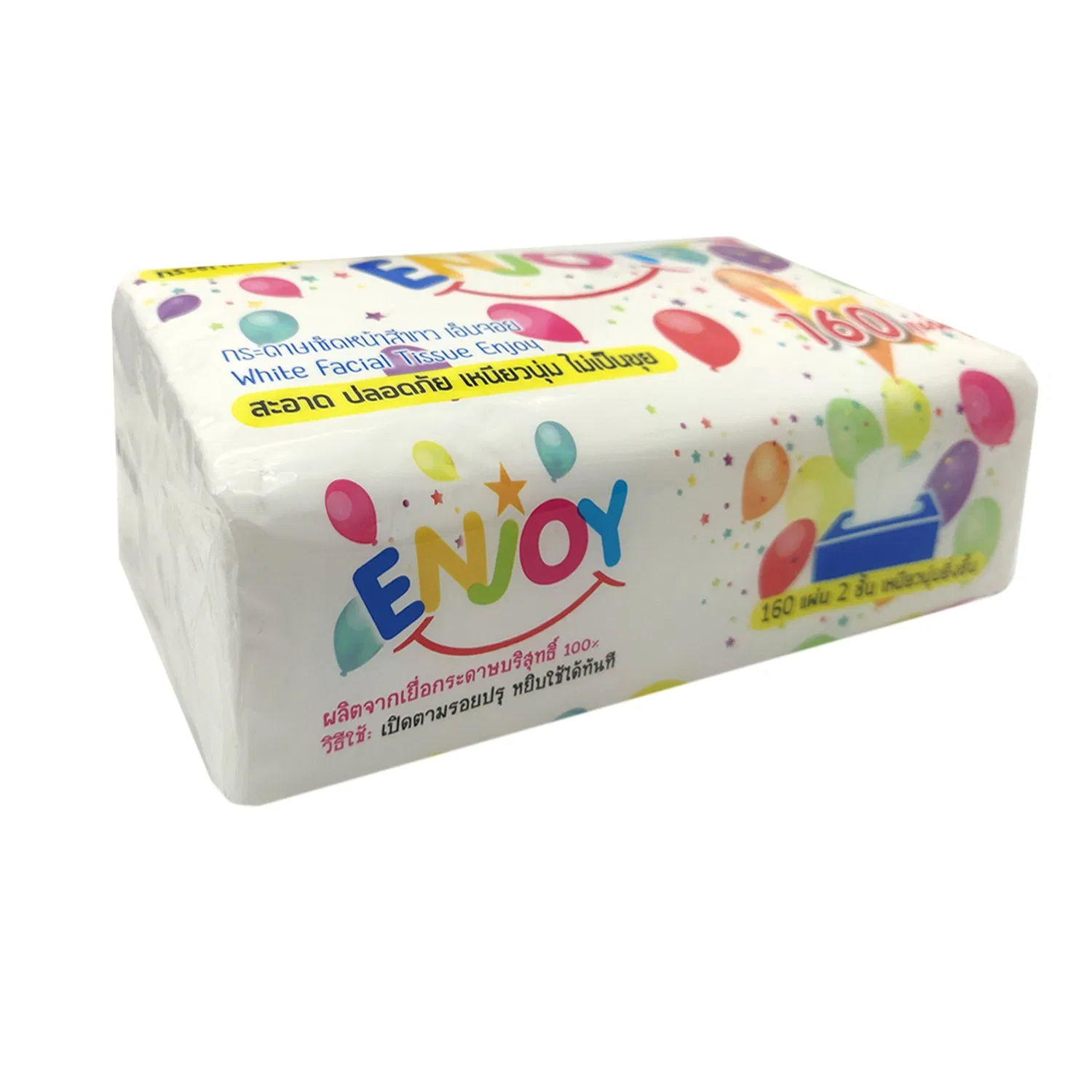 Wholesale Soft Smooth Customized Logo 100% Virgin Pulp Factory Direct Sale Tissue 2 Ply Facial Tissue for Household/Hotel/Office