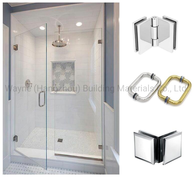 China Factory Price OEM 10mm Super Clear Tempered Glass Shower Door