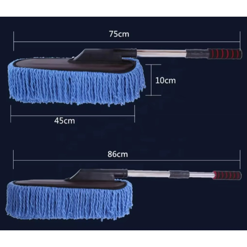 Promotional Hot-Selling High Quality Durable Handle Microfiber Chenille Car Cleaning Duster