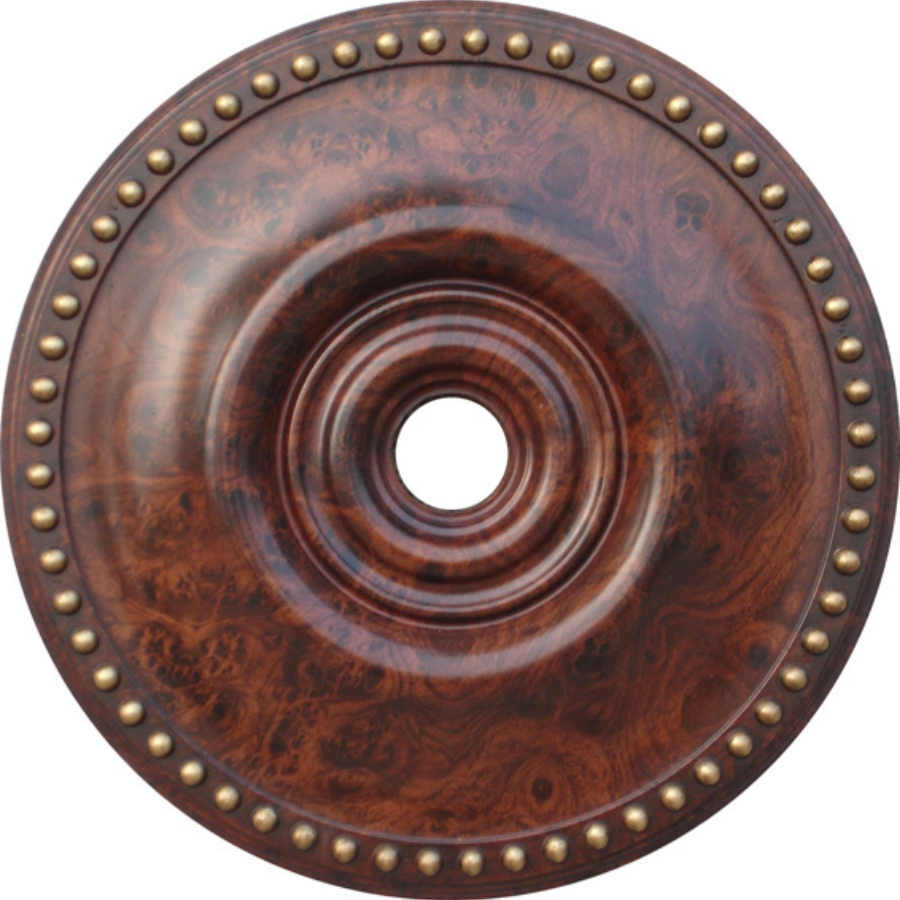Wood Color Panel, Artistic Panel, Wood-Like Ceiling Medallion
