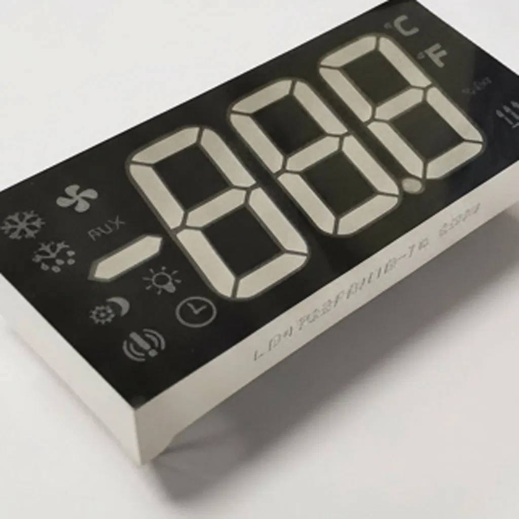 Ultra Bright Orange 7 Segment LED Display for Refrigerators