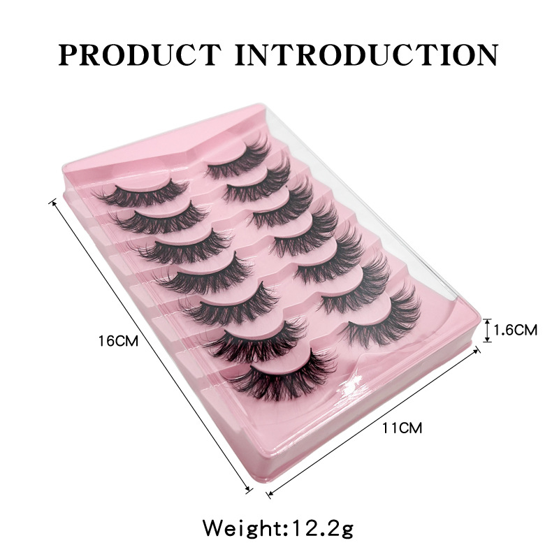 Luxurious 20 Pairs Natural Fluffy Eyelashes for Beautiful Eye Makeup