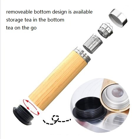 Экокружка из бамбука и стали 550 мл