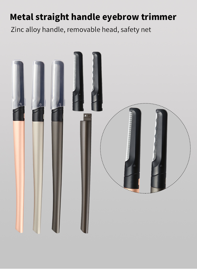 Premium Eyebrow Trimmer and Razor Grooming Kit for All Skin Types