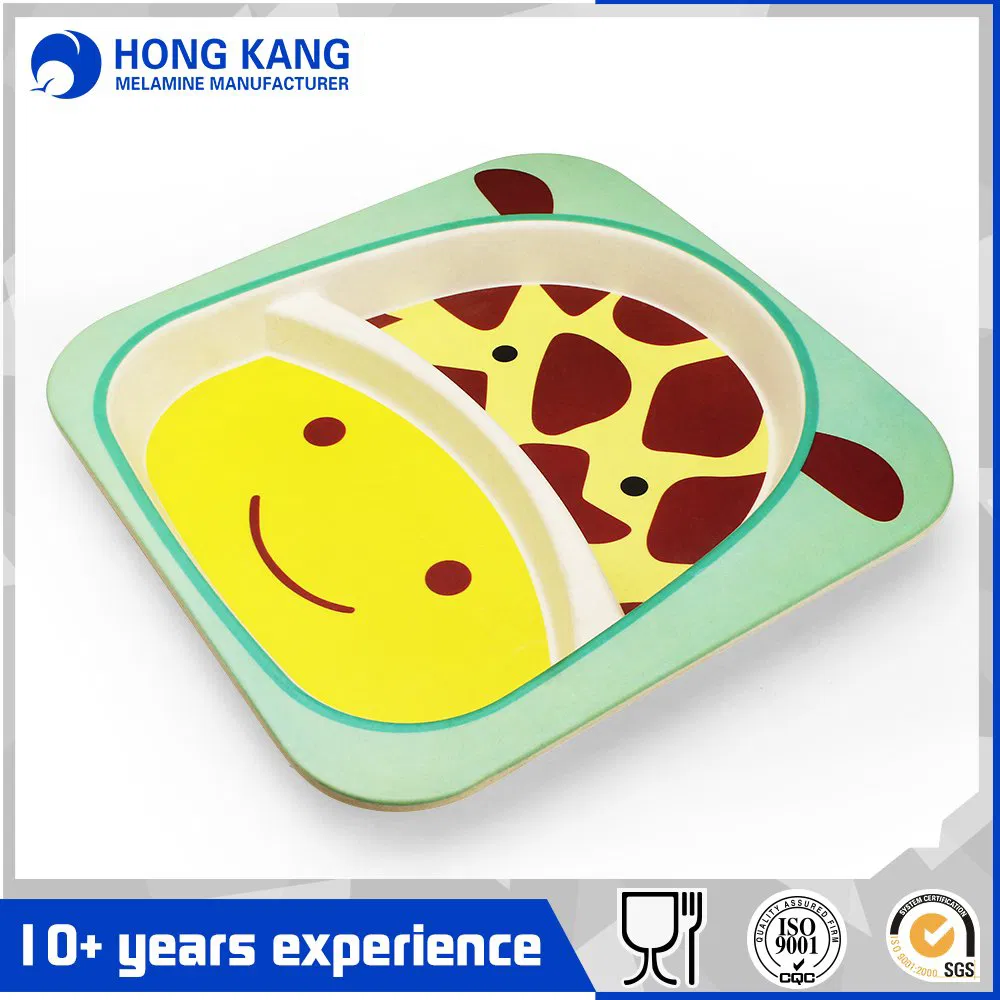 9inch Melamine Divided Plate with Logo