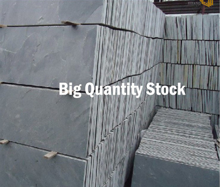 China Natural Black Slate Tile for Swimming Pool