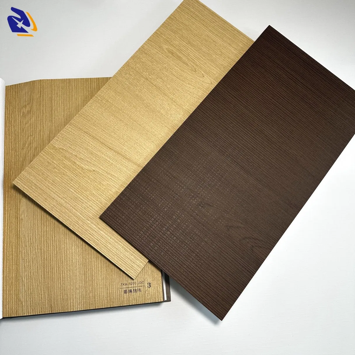 Wooden Texture Film Embossed Decorative PVC Film for Furniture WPC Door