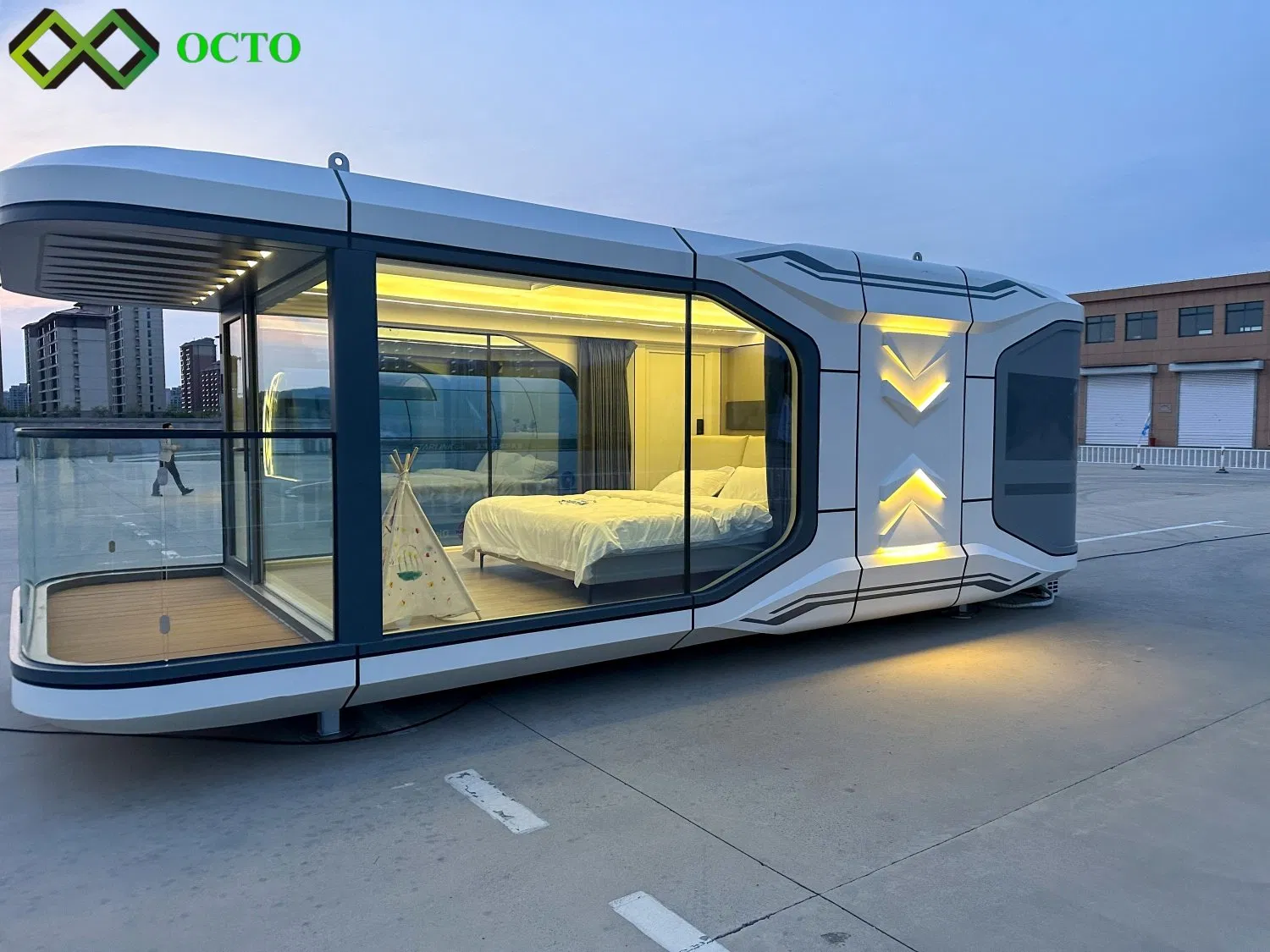 Mobile Convenience Store Tourist Attractions 28sqm Tü Rkiye Countryside Prefab Space House