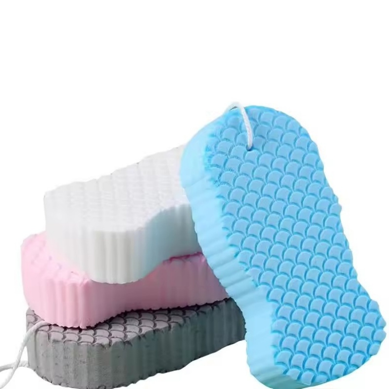 Children Pattern Design Can Be Recycled Lanyard Bath Sponge
