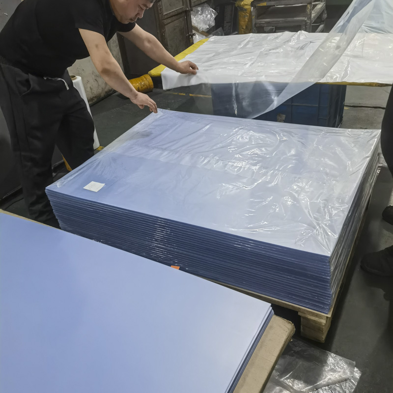 PVC Sheet 0.3mm Rigid Coarse PVC Sheet Customize Size for Printing