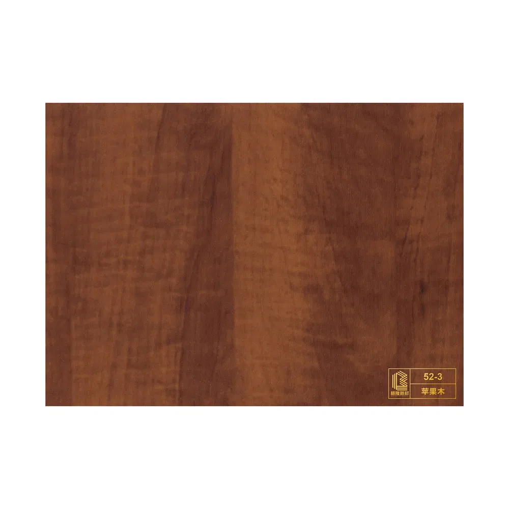 Stain-Resistant Healthy Wood Veneer PVC Film for Headboard Background Wall