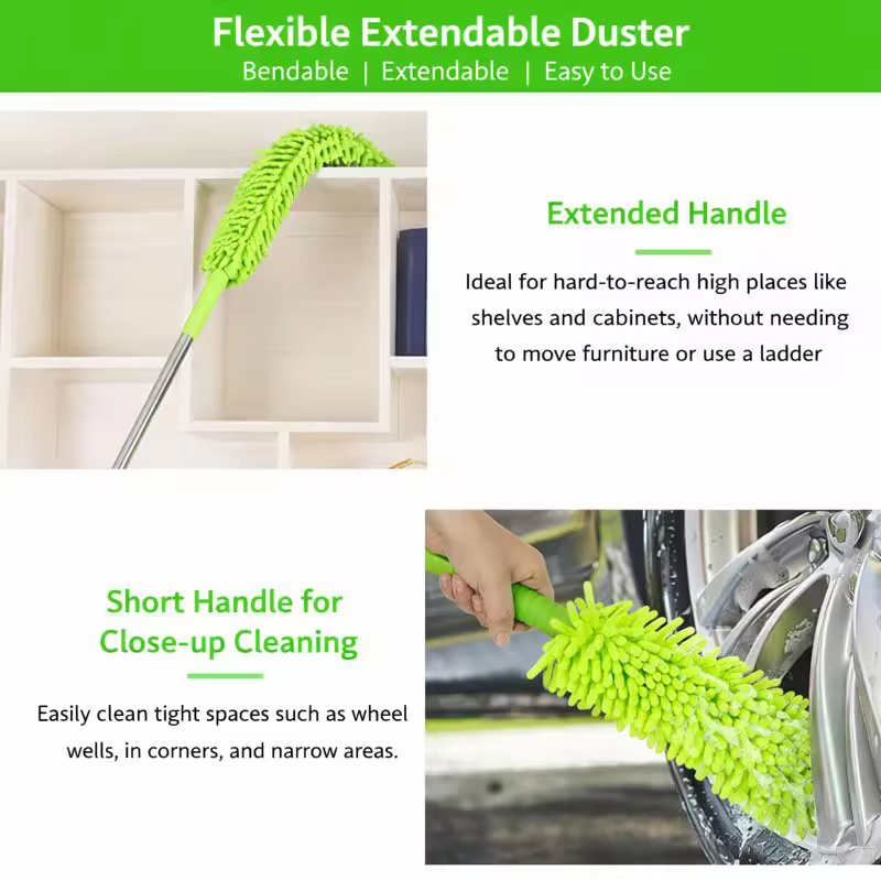 Car Cleaning Tool Set Scrubber Drying Machine Car Detailing High Pile Microfiber