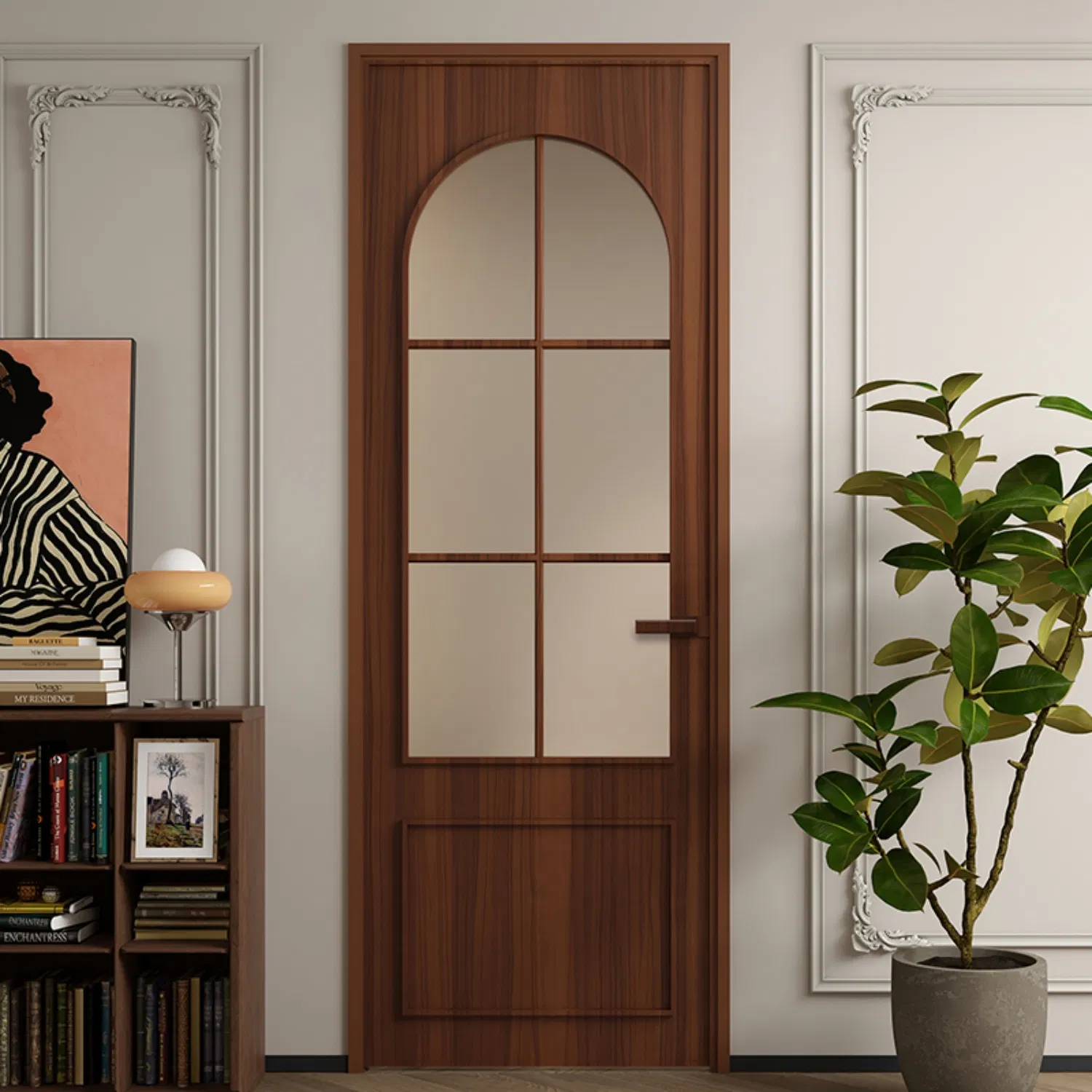 Fire-Rated Glass Interior Door-Certified Metal Door for Safe Commercial & Residential Use