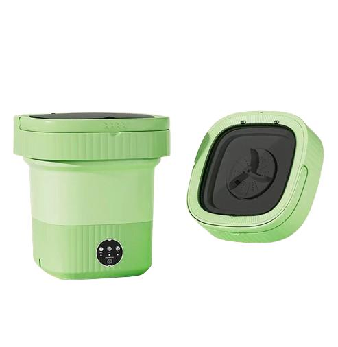 Jewin 8L 12V Mini Foldable Washing Machine with Spin Dryer for Underwear Socks