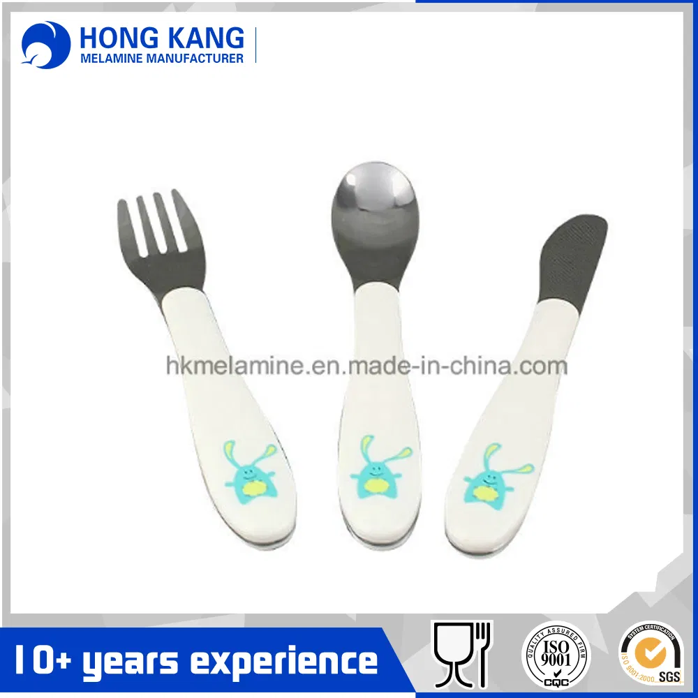 Stainless Steel Spoon with Plastic Handle