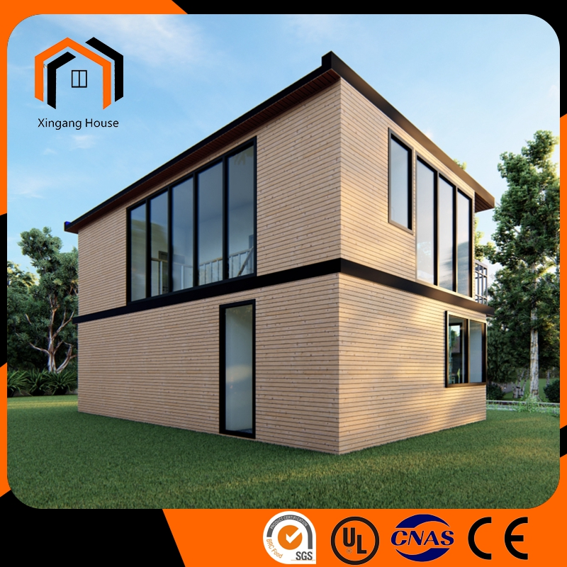 Hot Selling Two Story House Plans Prefab Houses Wooden House Design