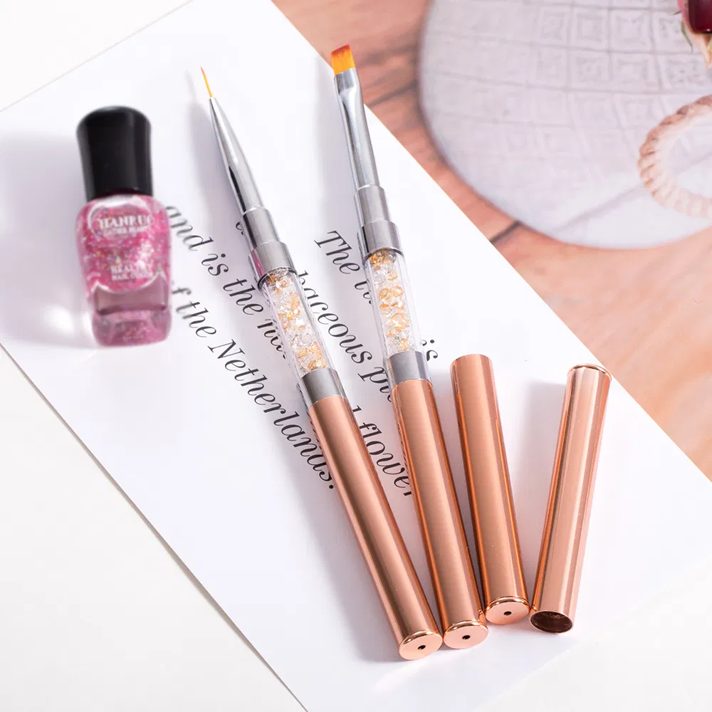 Customizable Logo Guyo Two Way Nylon Nail Beauty Brush