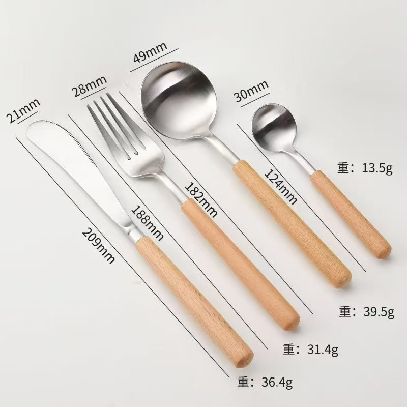 Stainless Steel Sleek Design Hot-Selling Easy-Clean Durable Cutlery Set