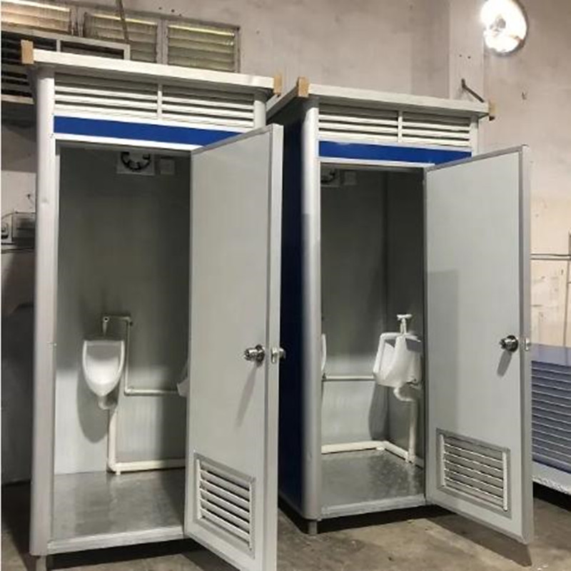 Outdoor Prefab Mobile Movable Container Outdoor Prefabricated Portable Single Toilet