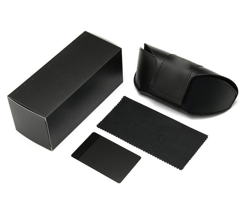 Eyeglass Case Set Paper Box Sunglassex Box Packaging Eyeglass Case with Lens Cloth and Pouch