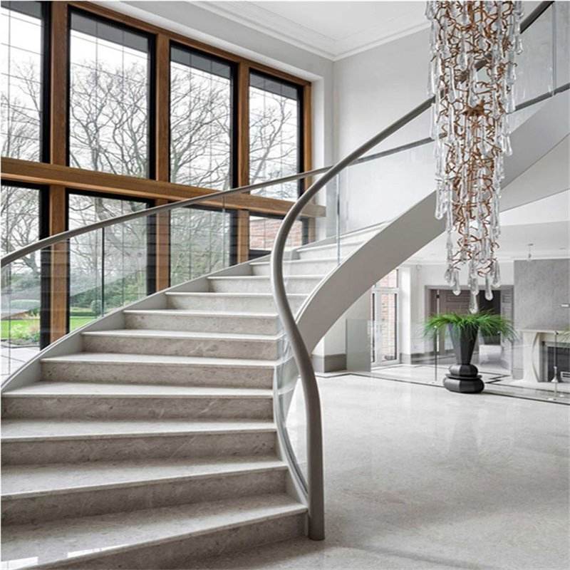 Fashionable Marble Stairs with Professional Customization for Indoor & Sturdy Outdoor Use
