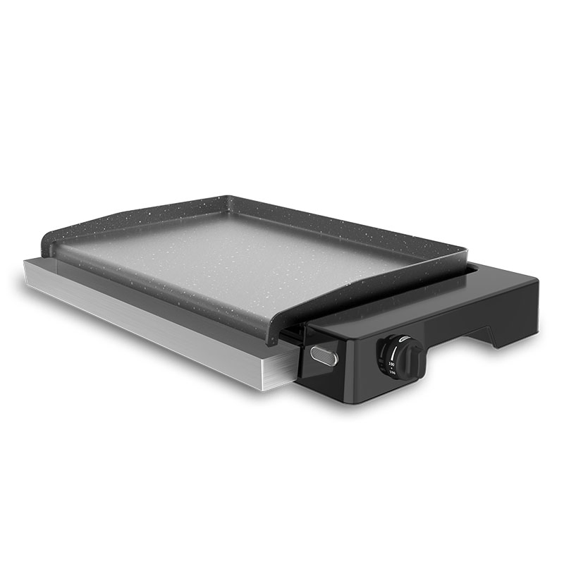 Compact Hot Plate The Electric Frying Pan Oven Baking Tray Fryer Roasting Tourism Barbecue Electric Big Wok with No Oil