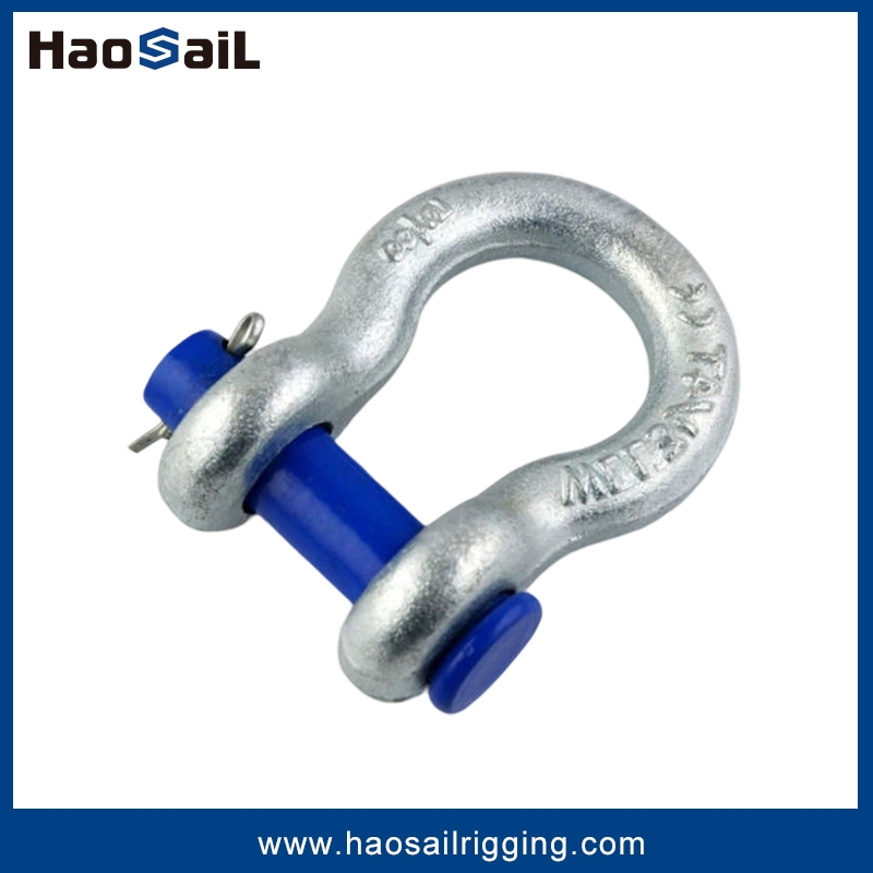 Rigging Hardware G 213 Bow Type Shackle for Wire Rope Connection/Marine/Lifting Equipment