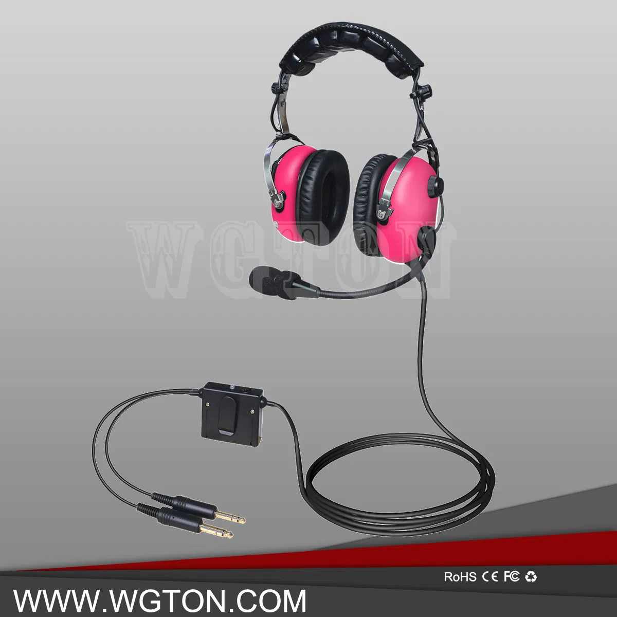 Aviation Headset for Pilots, Aviation Headset with Comfort Ear Seals, 24dB Noise Cancelling, MP3 Support