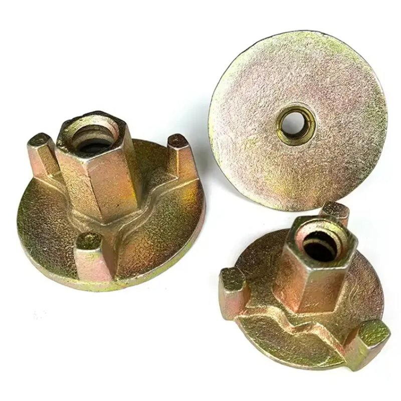 Construction Scaffolding Formwork Forged Galvanized Tie Rod Wing Nut 15/17 90/100mm