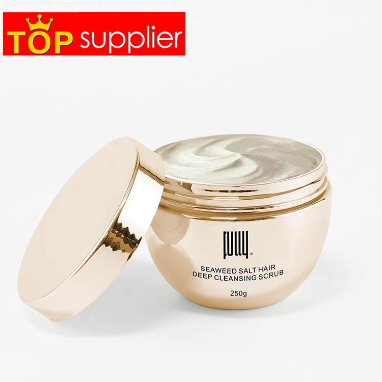 OEM Manufacturer Labels Fully Seaweed Salt Hair Deep Cleansing Scrub Hair Cleaning Shampoo
