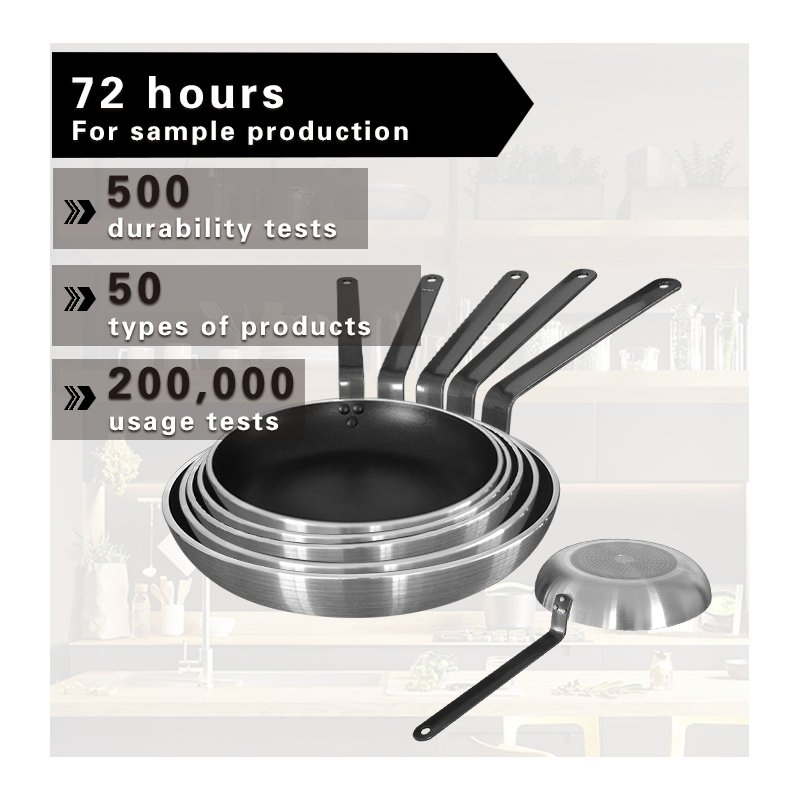 OEM Factory 24 Cm Non Stick Stainless Steel Cookware Fry Pan