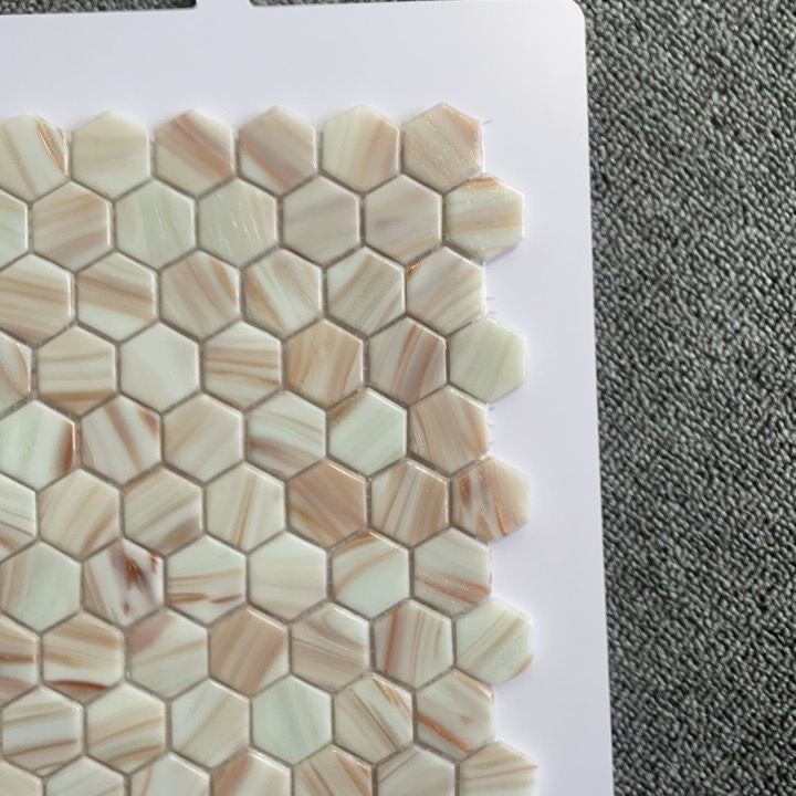 Глянцевая кристальная стеклянная мозаика для стен и пола