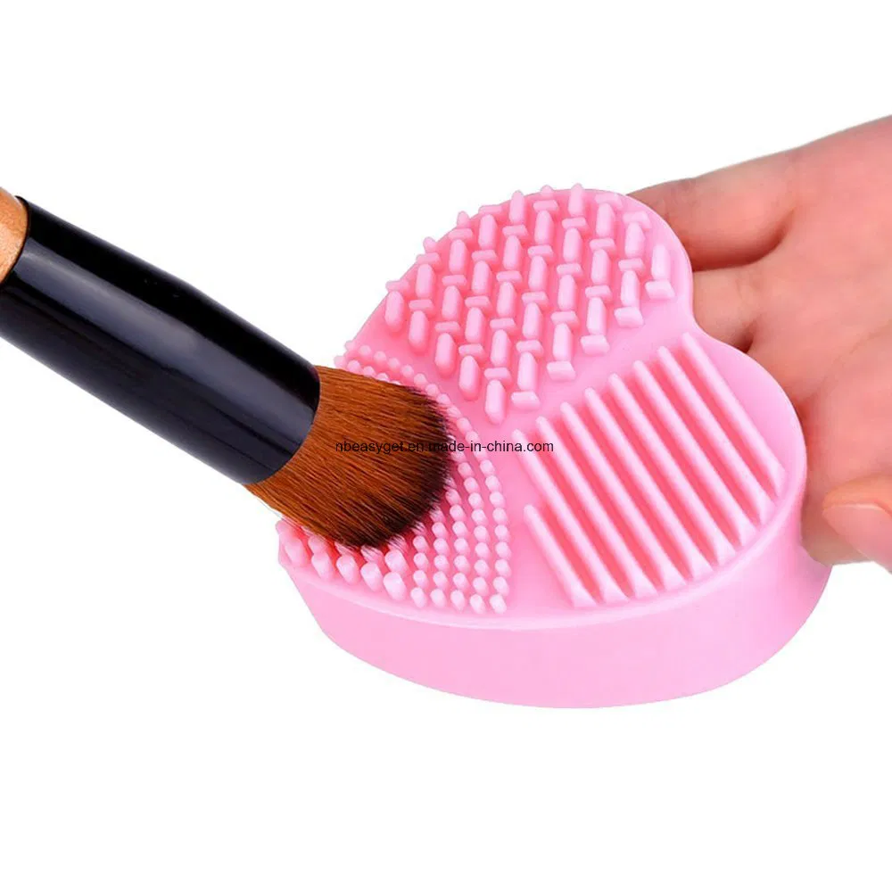 Cosmetic Makeup Brush Cleaner Silicone Scrubbing Pad Esg10195