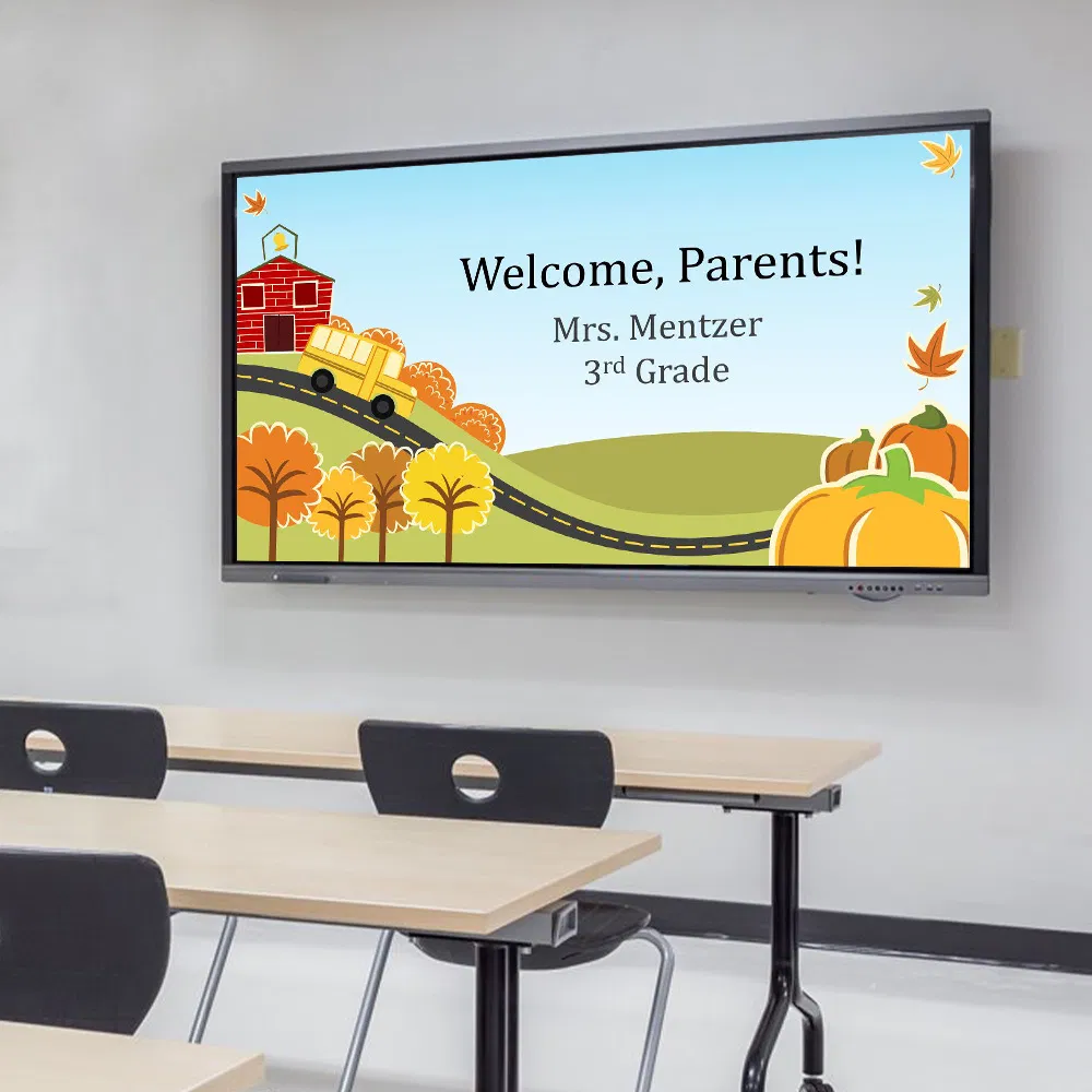 Interactive Flat Panel Display Touch Screen Panel Smart Board