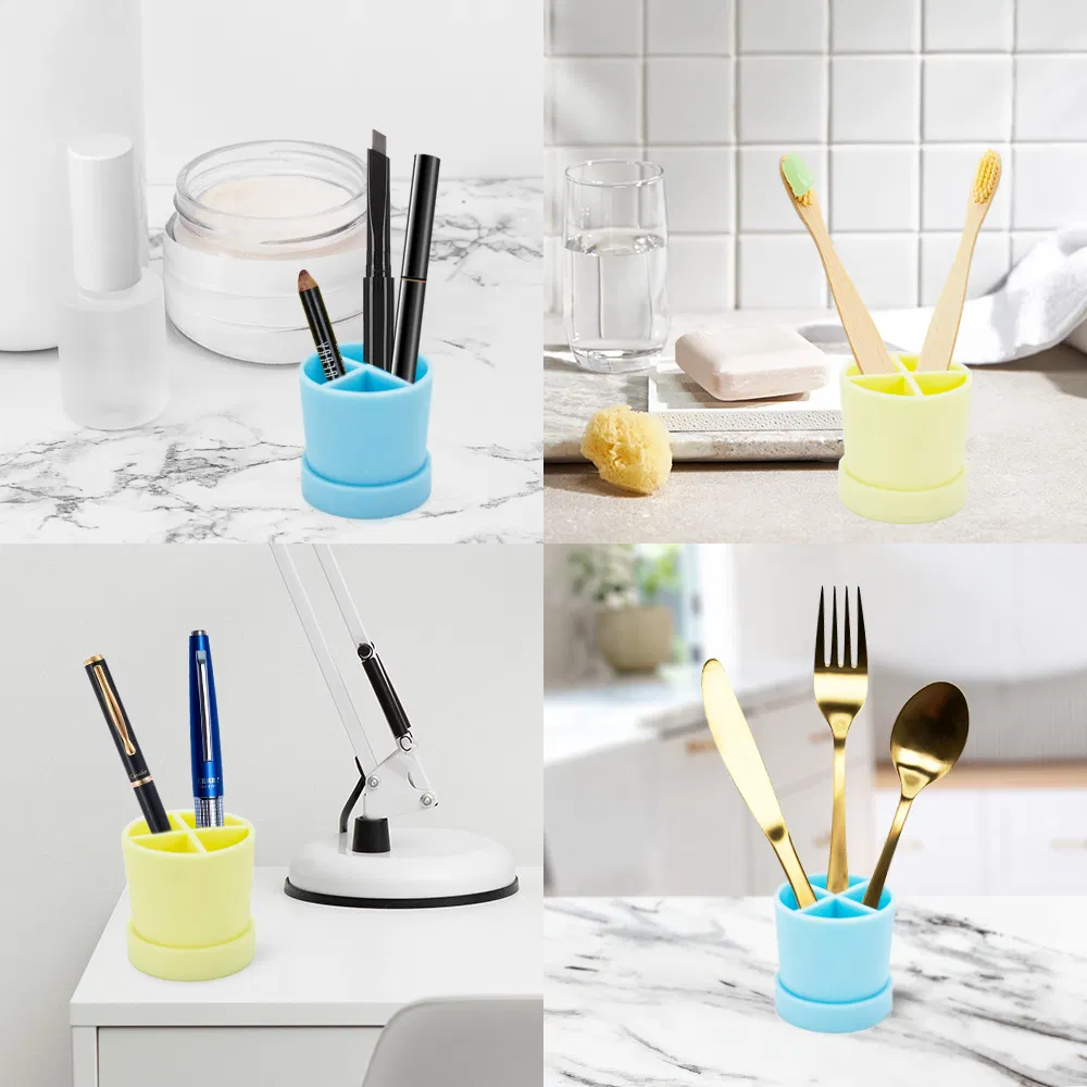 Eco-Friendly Silicone Toothbrush Holder Portable Hygienic Toothbrush Stand