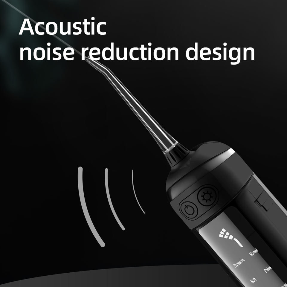 Water Flosser 140psi High Pulse Small Oral Irrigator 180ml Tank Water Jet Flosser H2O Oral Irrigator