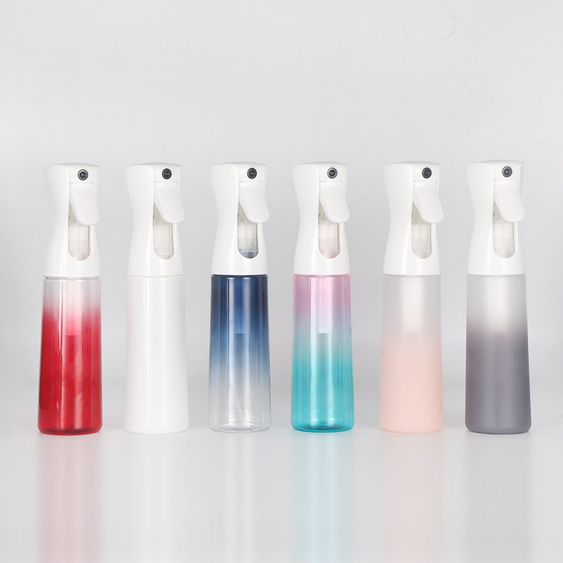 200 Ml 300 Ml 500 Ml Sterilization Alcohol Spray Bottle Hairdressing High Pressure Fine Mist Gradient Color Continuous Spray Bottle