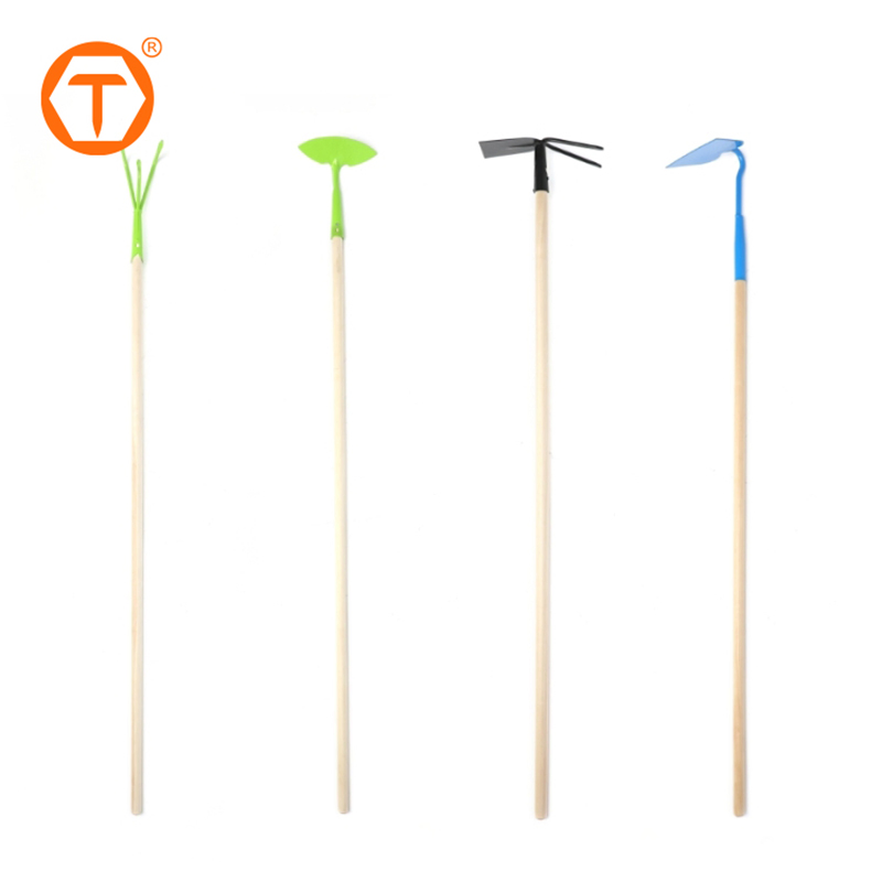 Lawn Cultivator Wooden Digging Fork Garden Tools Professional Farming Soil Weeding Hoe