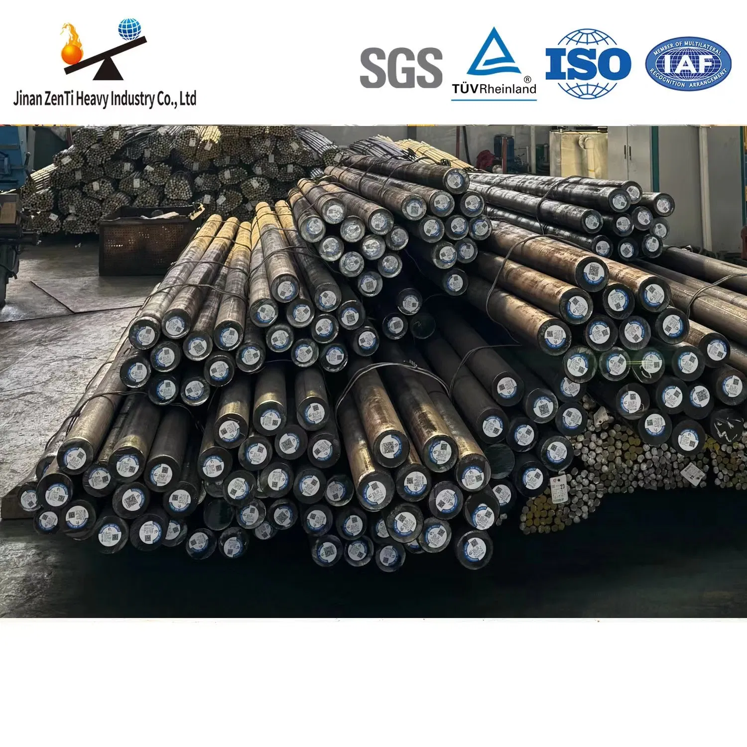 Grinding Steel Rod Grinding Steel Bar Grinding Media for Cement Concrete Chemical Metallurgical Industry Power Station Customized and C45/40cr Cheap