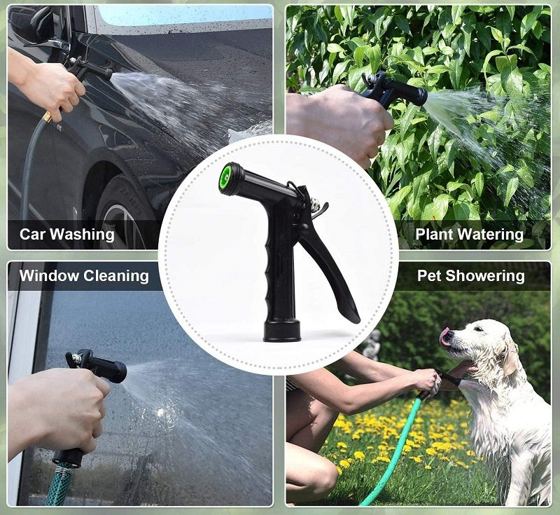 Multi-Function Adjustable Garden Hose Nozzle Water Gun Easy Operations