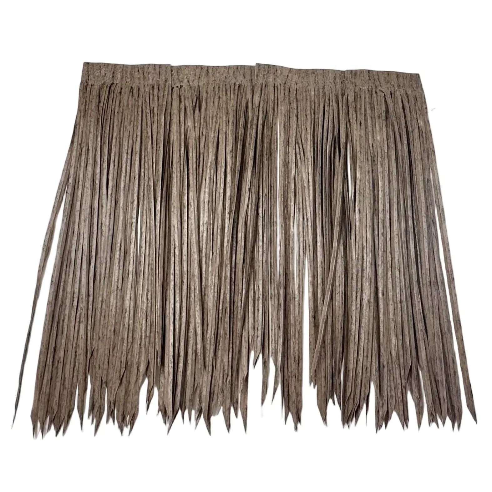 Henghui Hotsale Natural Color Hawaii Hula Tiki Artificial Straw Thatched Beach Umbrella