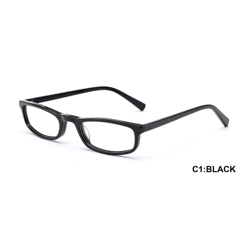 Gd Fashion Hot Sale Small Square Men Women Acetate Reading Glasses Anti Blue Light Optical Frames