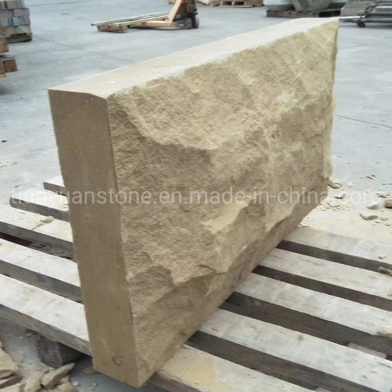 Exterior Wall Cladding Light Beige Yellow Sandstone
