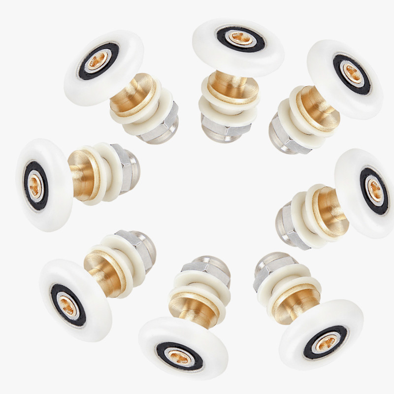 19/23/25/27mm Diameter Shower Glass Sliding Door Hanging Wheel Rollers