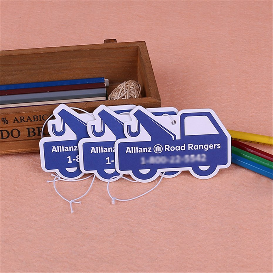 Personal Custom Hanging Car Paper Absorbent Printing Air Freshener
