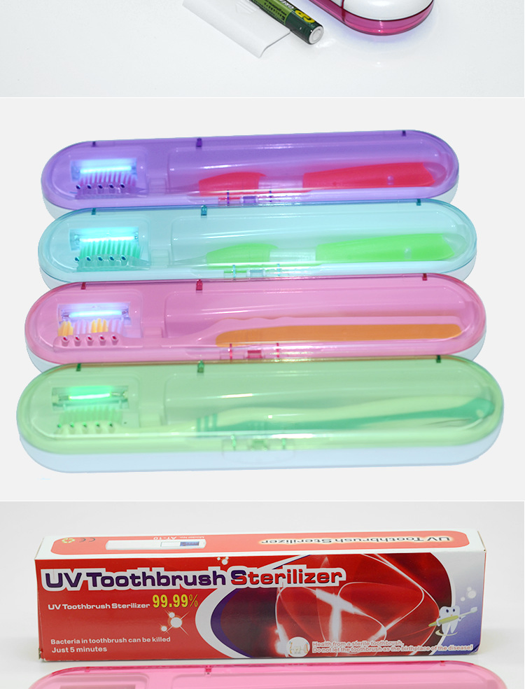 Best Seller Portable Disinfector B31 Travel Case Toothbrush UV Sterilizer Storage Holder Sanitizer Box