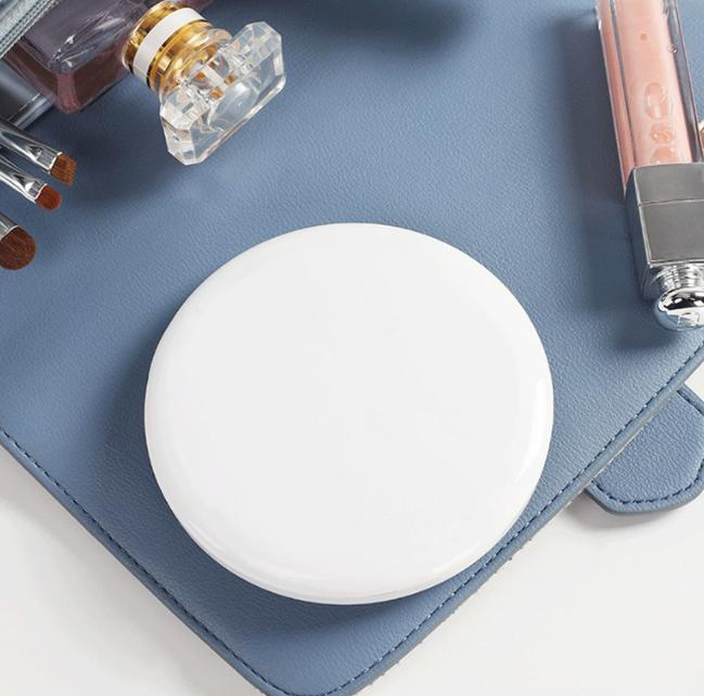 Portable Travel Mini Round Pocket LED Lighting Cosmetic Makeup Mirror