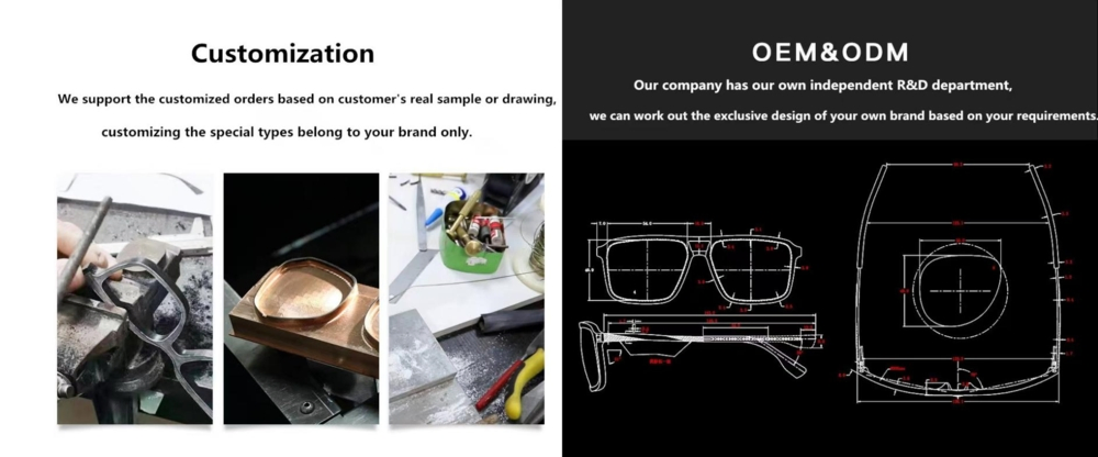 New Square Business Men's Presbyopia Glasses Frame Metal Frame